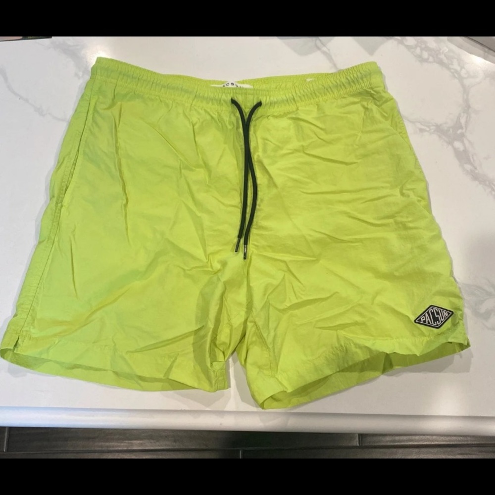 Pacsun Mens swim shorts 17" Volt